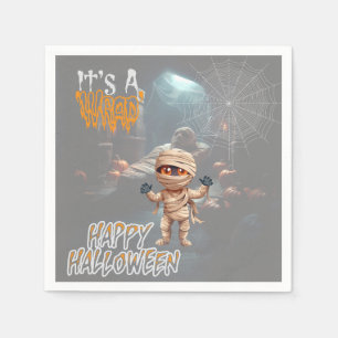 Serviette En Papier Halloween Trick of Treat Mummy's Lair