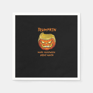 Serviette En Papier Halloween Trumpkin Classic drôle