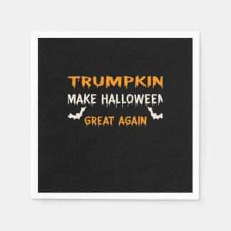 Serviette En Papier Halloween Trumpkin drôle Faire Halloween grand Aga