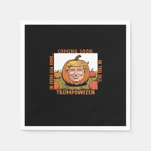 Serviette En Papier Halloween - Trumpkin Election Classic (Devant)
