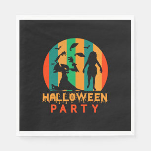 Serviette En Papier Halloween Vintage Halloween