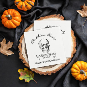 Serviette En Papier Halloween vintage Personnalisé Parti