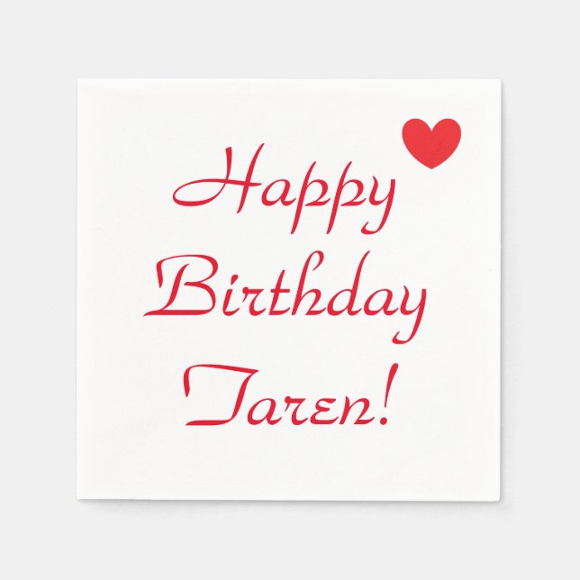 Serviette En Papier HAMbyWhiteGlove - Papier Napkin - Golf (Devant)