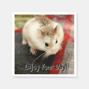 Serviette En Papier Hammyville - Cute Hamster