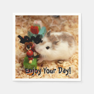 Serviette En Papier Hammyville - Cute Hamster