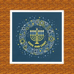 Serviette En Papier Hanoukka Menorah Papier serviettes, serviette d'hô<br><div class="desc">Hannukah</div>