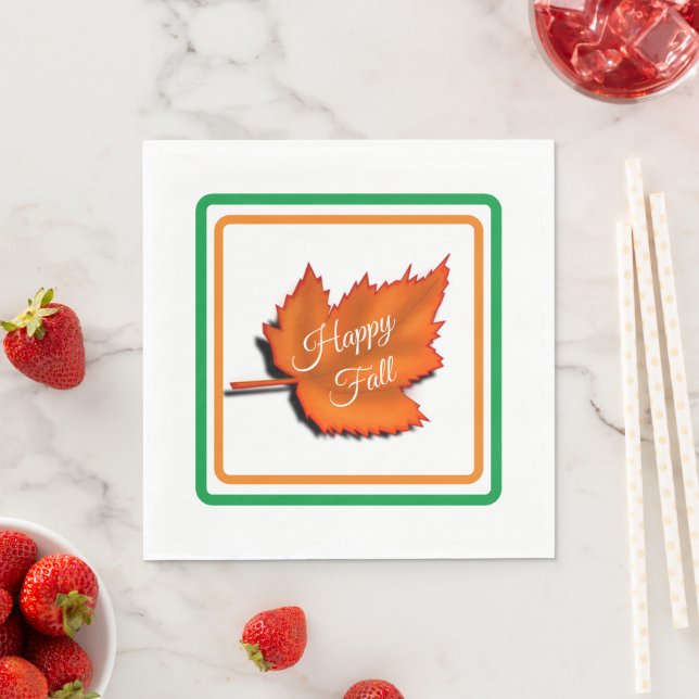 Serviette En Papier Happy (En situation)