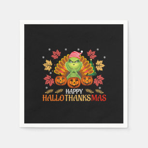 Serviette En Papier happy hallo thanksmas