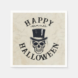 Serviette En Papier Happy Halloween vintage
