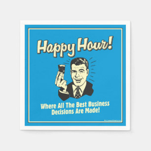 Serviette En Papier Happy Hour : Les Meilleures Décisions Commerciales