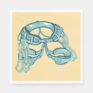 Serviette En Papier Harnais d'escalade de roche avec tirages rapides