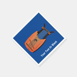 Serviette En Papier Harpe du roi David