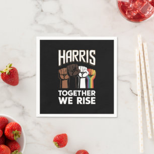 Serviette En Papier Harris 2024 Élection LGBT Kamala Harris 2024