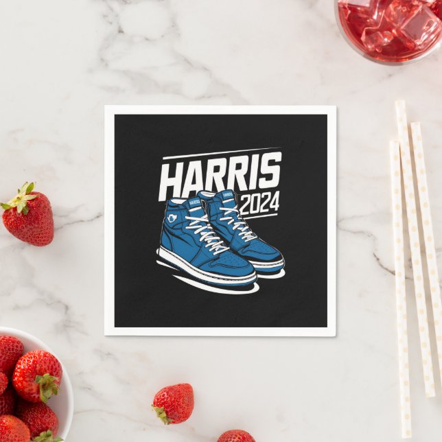 Serviette En Papier Harris 24 Vote Président Kamala Baskets d'élection (En situation)