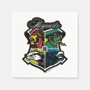 Serviette En Papier HARRY POTTER™   Badge sportif HOGWARTS™