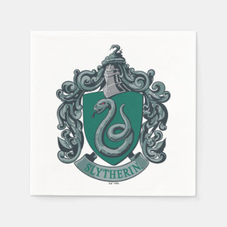 Serviette En Papier Harry Potter | Blason de Serpentard Vert