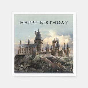 Serviette En Papier Harry Potter   Château de Poudlard de jour