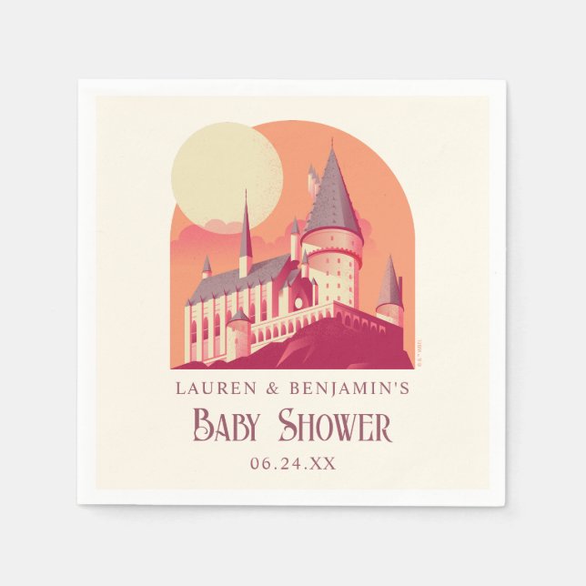 Serviette En Papier Harry Potter | Hogwarts Girl Baby Shower (Devant)