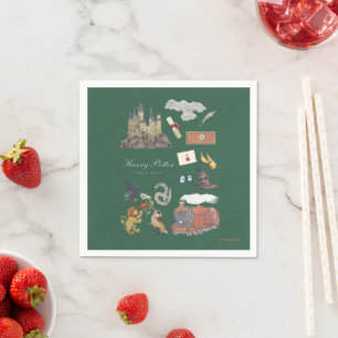 Serviette En Papier HARRY POTTER™   Moments magiques