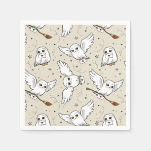 Serviette En Papier Harry Potter Motif Hedwig - Baby Shower