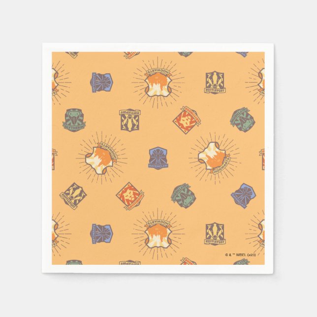 Serviette En Papier HARRY POTTER™ | Motif Summer Magic HOGWARTS™ (Devant)