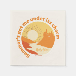 Serviette En Papier HARRY POTTER™   Summer Magic HOGWARTS™ Castle