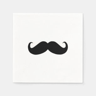 Serviette En Papier Hausse moustache papier Napkin