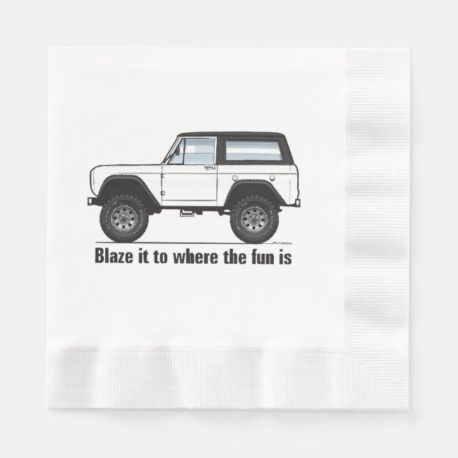Serviette En Papier Haut noir multicolore (Devant)