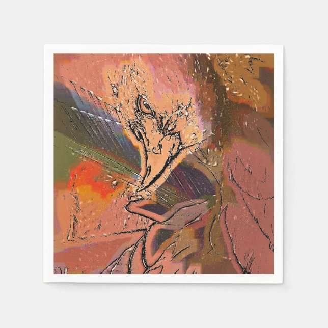 SERVIETTE EN PAPIER HAWK (Devant)