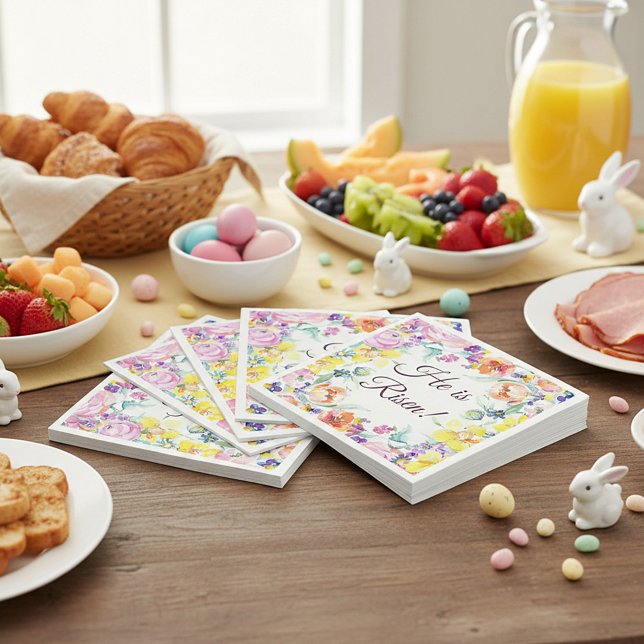 Serviette En Papier He is risen! napkins (Créateur téléchargé)