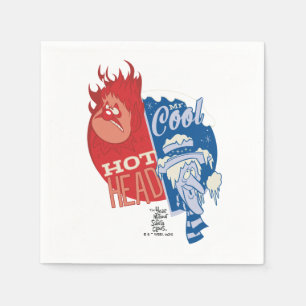 Serviette En Papier Heat Miser Hot Head & Snow Miser M. Cool