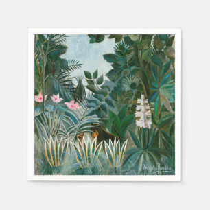Serviette En Papier Henri Rousseau - La jungle équatoriale