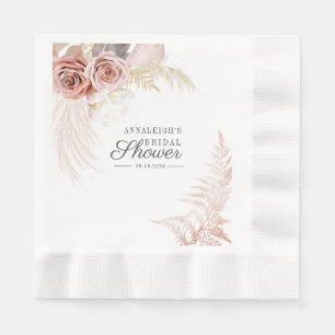 Serviette En Papier Herbe de Pampa en terre cuite Séchage des palmiers