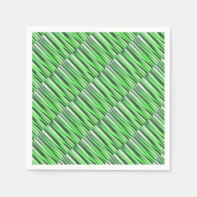 Serviette En Papier Herbe verte de chuchotement (Devant)