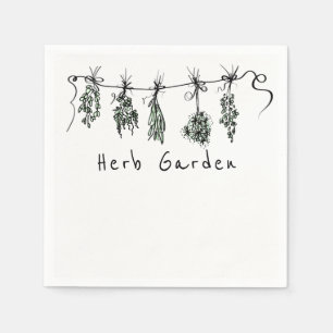 Serviette En Papier Herbes du jardin