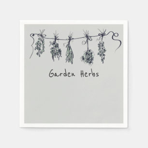 Serviette En Papier Herbes du jardin