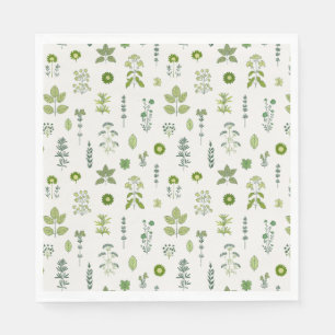 Serviette En Papier Herbes fraîches