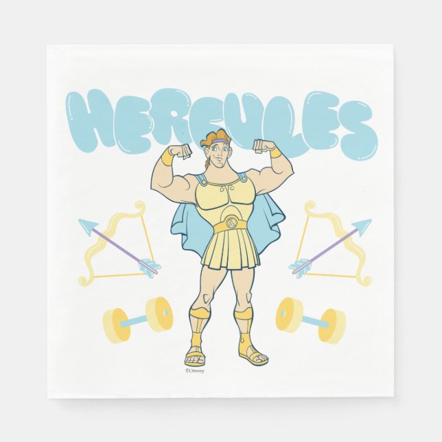 Serviette En Papier Hercules Arrows and Dumbbells Flex Napkins (Devant)