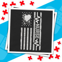 Héros américain Drapeau Héros Coeur Infirmière App