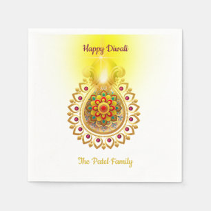 Serviette En Papier Heureux Diwali