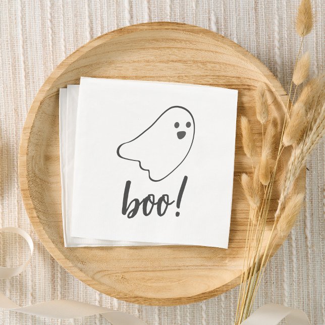Serviette En Papier Hey Boo Anniversaire (Créateur téléchargé)