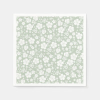 Hibiscus blanc sur Jade Light Tropical Chic