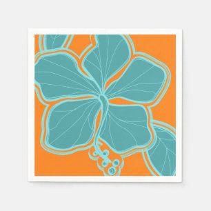 Serviette En Papier Hibiscus épopé Floral hawaïen