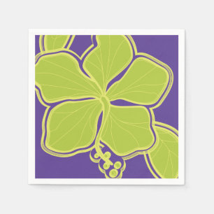 Serviette En Papier Hibiscus épopé Floral hawaïen