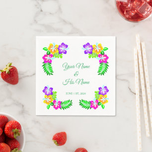 Serviette En Papier Hibiscus tropical Thunder_Cove