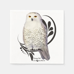 Serviette En Papier Hibou de Milou