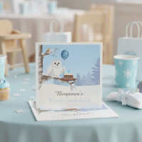 Hibou des neiges Anniversaire Winter ONEdeland