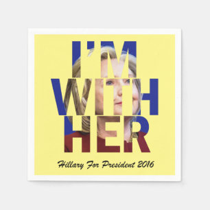 Serviette En Papier Hillary Clinton pour le président