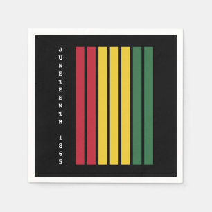 Serviette En Papier Histoire noire afro-américaine 1865