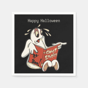 Serviette En Papier Histoires de fantômes Napkins d'Halloween